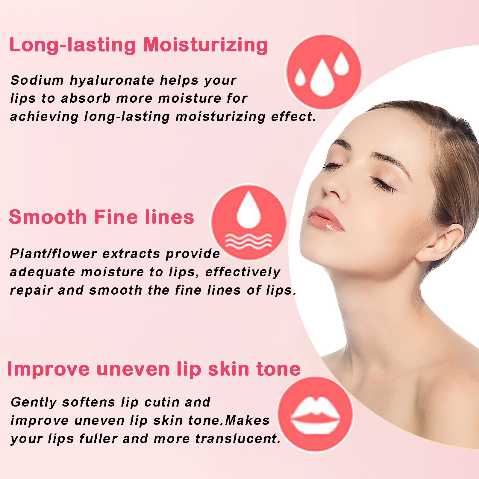 Permotary collagen lip mask gel pad texture ideal for lip care.