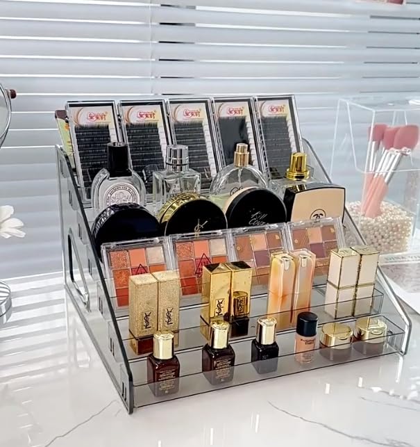 Pero Pero acrylic sunglasses organizer display keeps frames organized and on display.