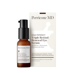 Perricone MD eye serum application close-up showing ease of use and precision placement.