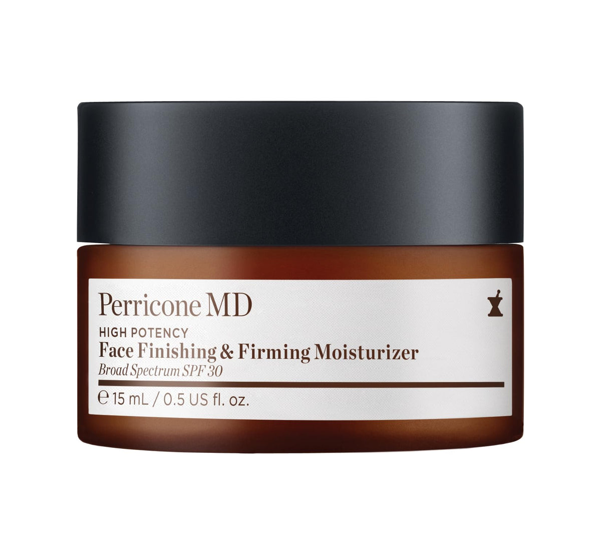 Perricone MD High Potency moisturizer bottle-front showing SPF protection for daily radiant skin