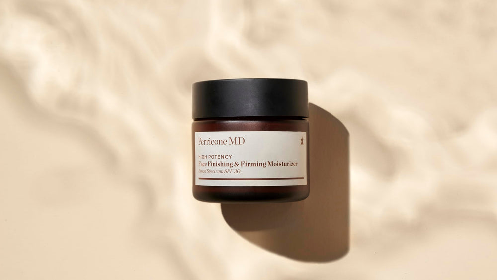 Perricone MD High Potency moisturizer texture-application demonstrating creamy fast absorption