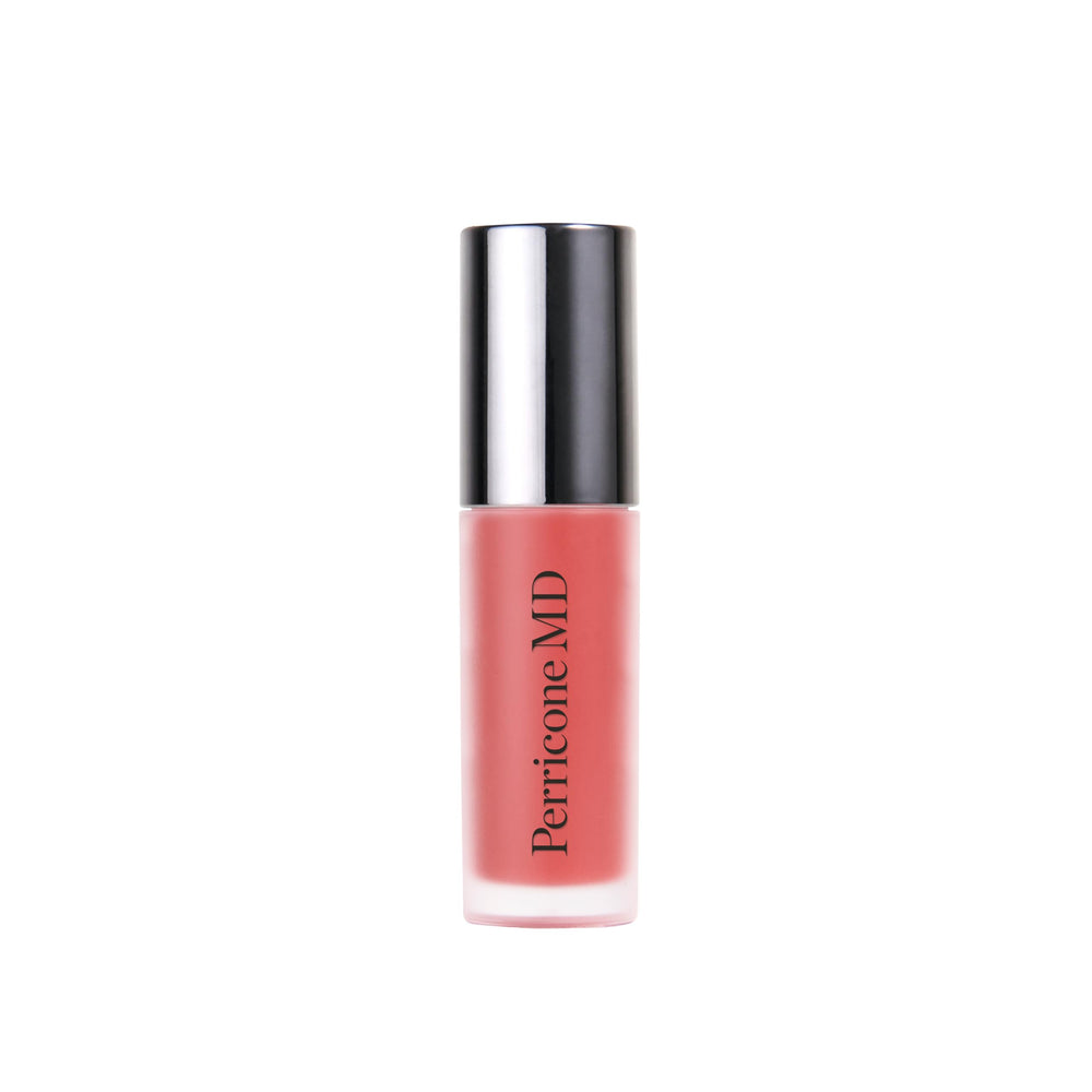Perricone MD No Makeup Lip Oil tube with smooth glow and pomegranate tint for daily hydration.