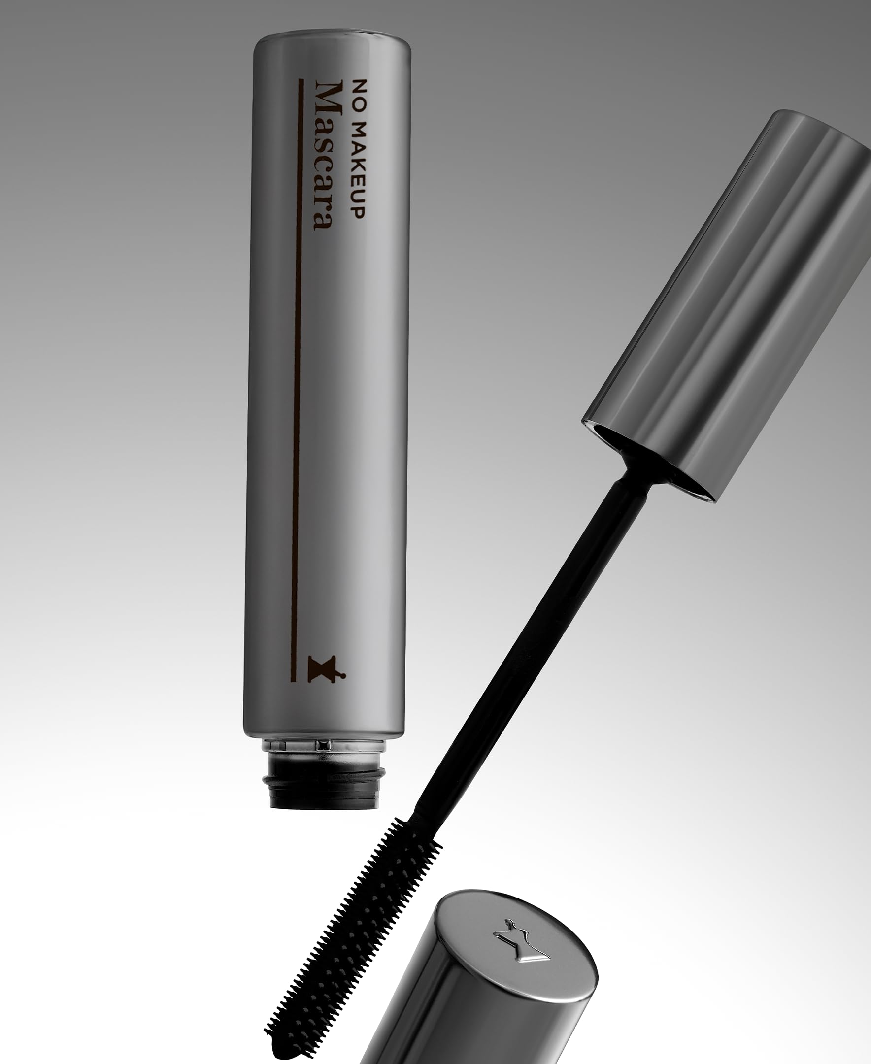 Perricone MD No Makeup Mascara Blackest Black lashes after application with lifted look