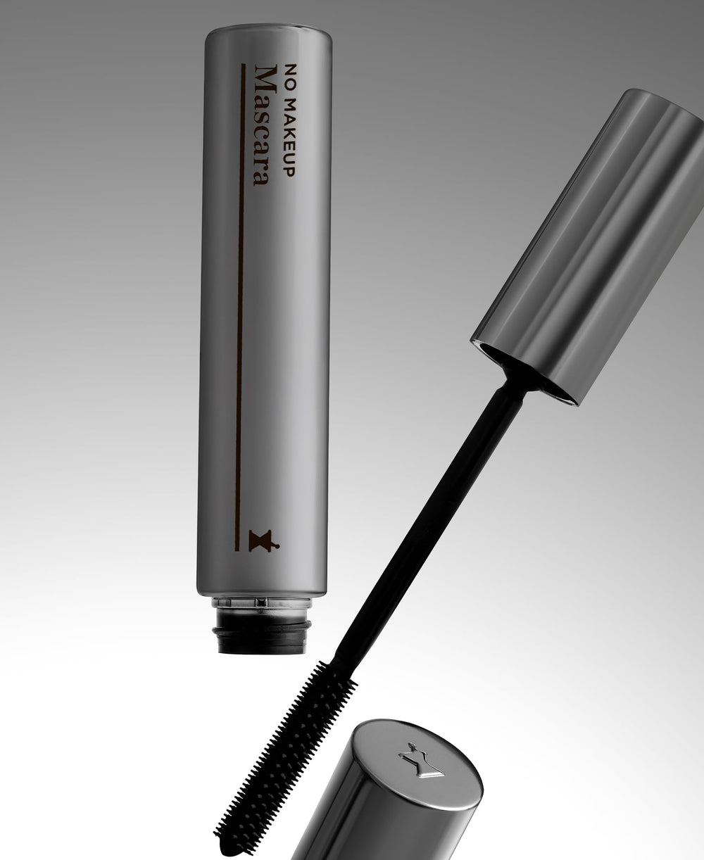 Perricone MD No Makeup Mascara Blackest Black lashes after application with lifted look