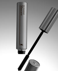 Perricone MD No Makeup Mascara Blackest Black lashes after application with lifted look