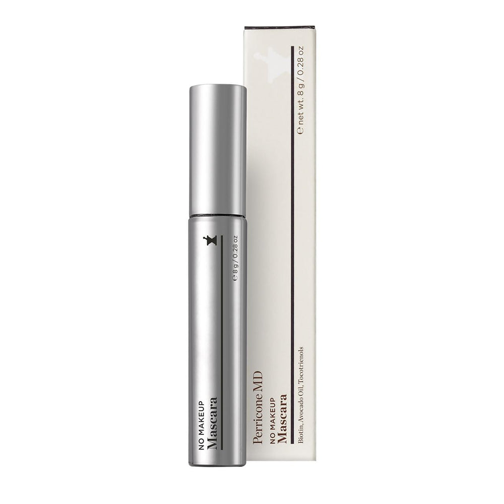 Perricone MD No Makeup Mascara lifted-lashes close-up showing thickening and conditioning effect.