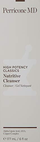 Perricone MD Nutritive Cleanser foam action demonstrates light lather for cleansing.