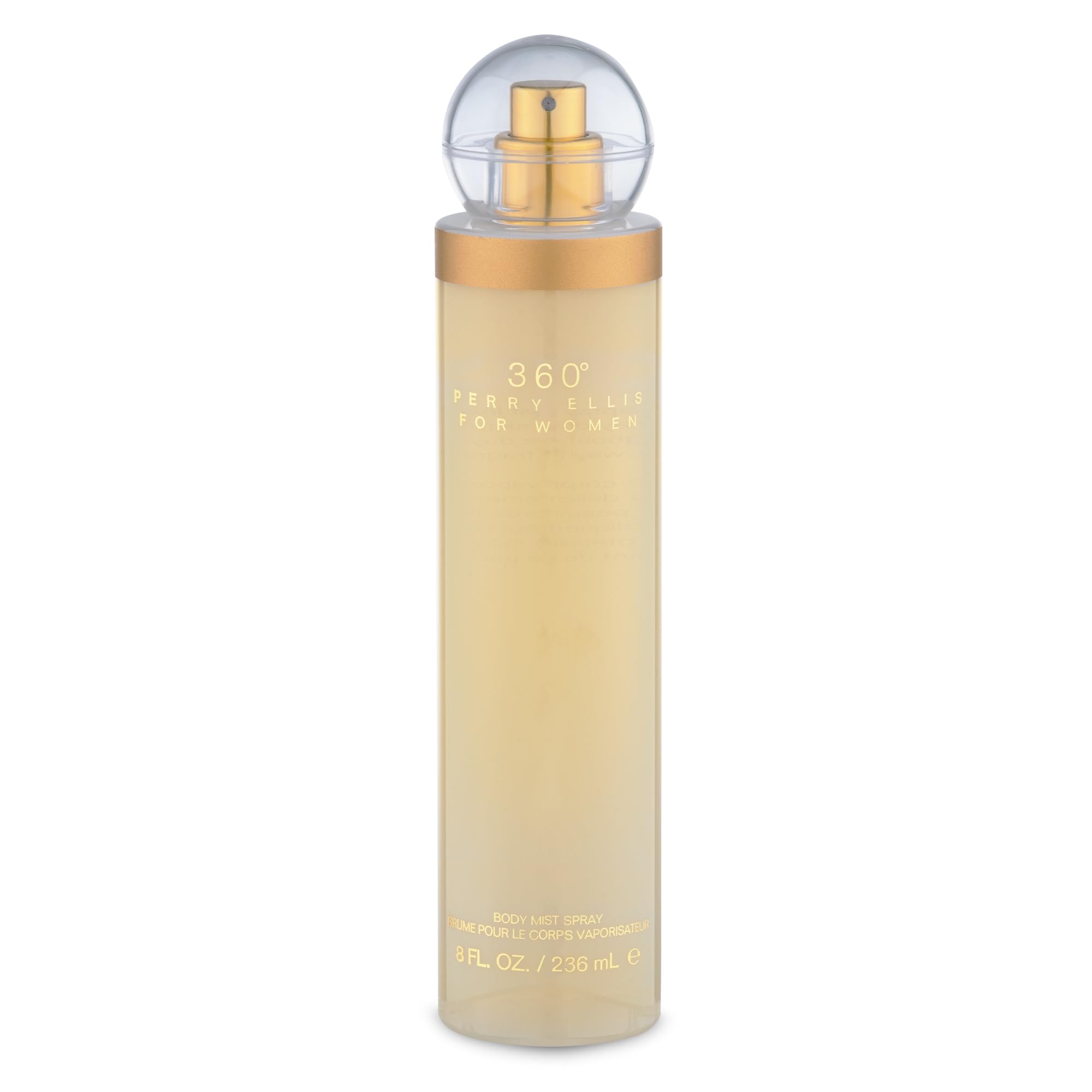 Perry Ellis 360° body spray bottle front view for everyday freshness