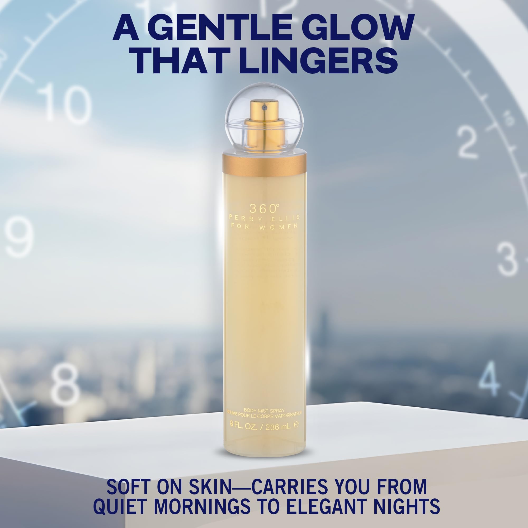 Perry Ellis 360° body spray mid notes sage and lavender feel refined