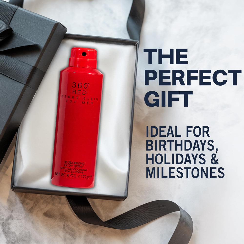 Perry Ellis 360° Red woods note image hints at warm, sensual base.
