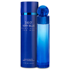 Perry Ellis 360° Very Blue bottle front for everyday confidence and modern style