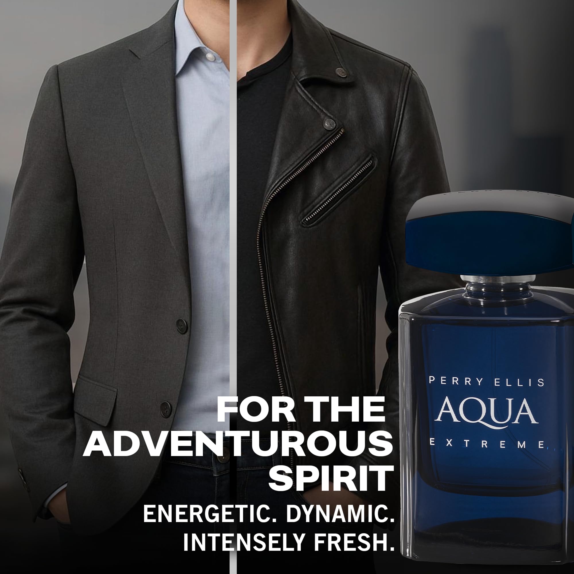 Perry Ellis Aqua Extreme spray nozzle demonstrates quick even fragrance application