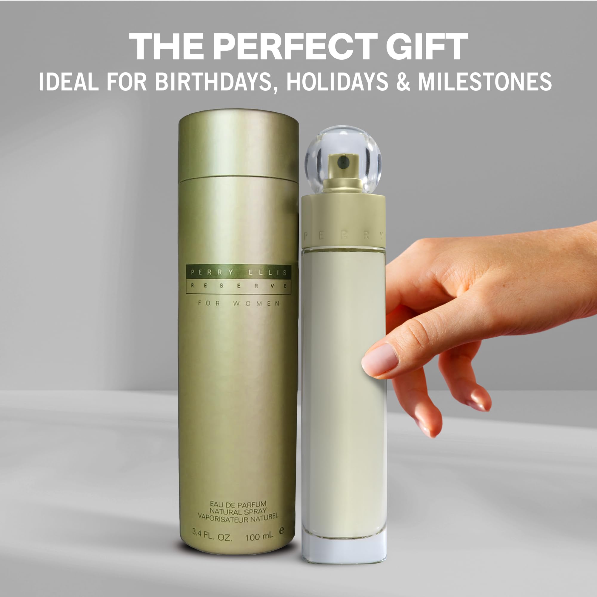 Perry Ellis Reserve liquid splash captures a bright opening with chamomile and ginger hints.