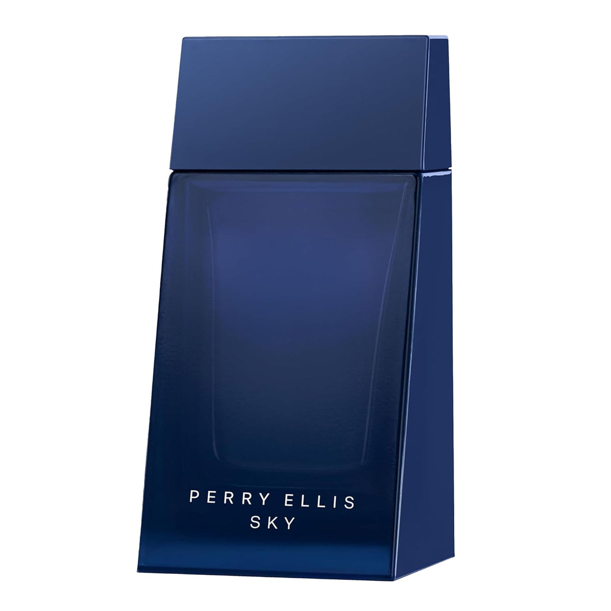 Perry Ellis Sky EDT bottle front view for daytime freshness