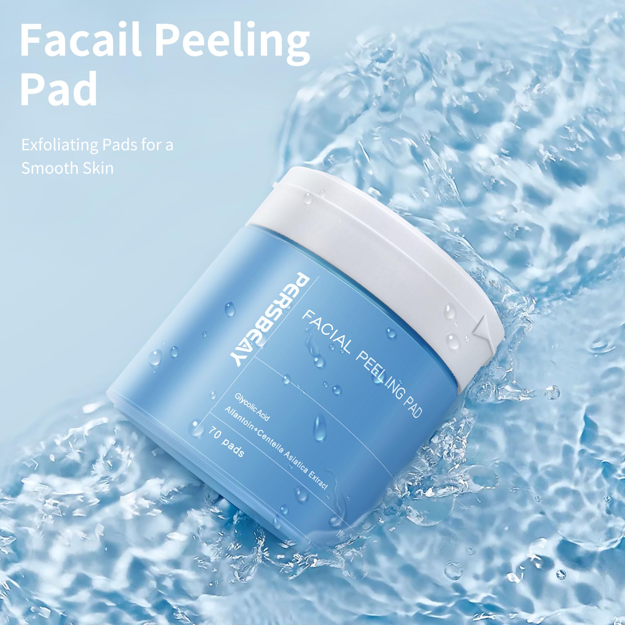Persbeay Glycolic Pads embossed pad texture for even skin