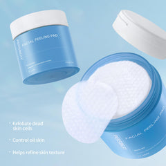 Persbeay Glycolic Pads packaged jar showing 70-count supply