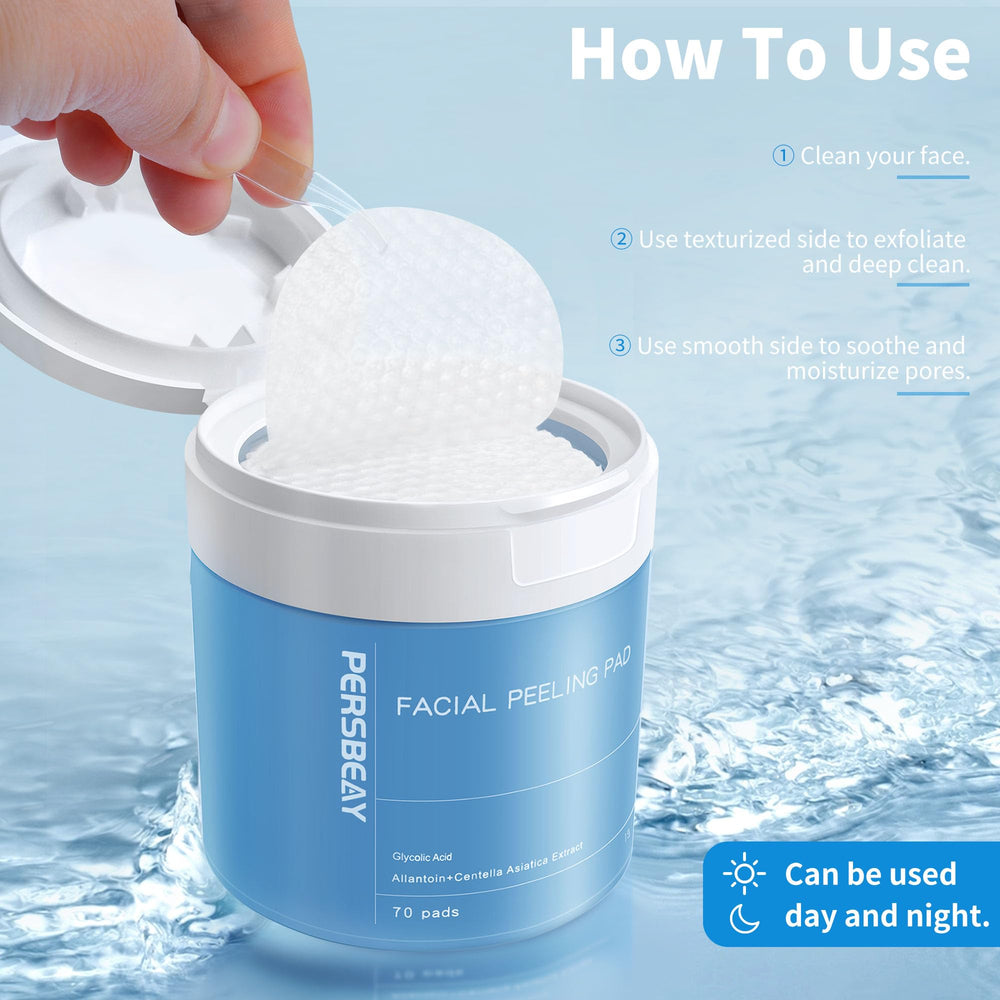 Persbeay Glycolic Pads travel case for on-the-go skincare