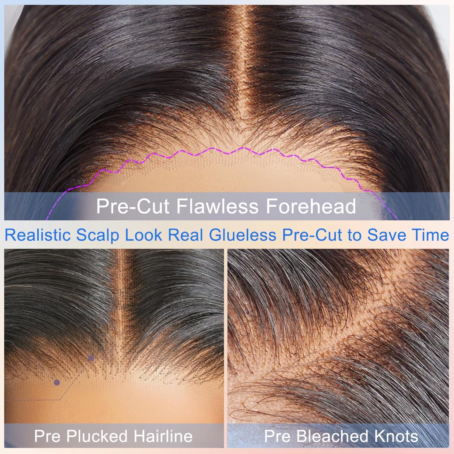 Ready-to-wear in seconds with Perselene glueless bob wig