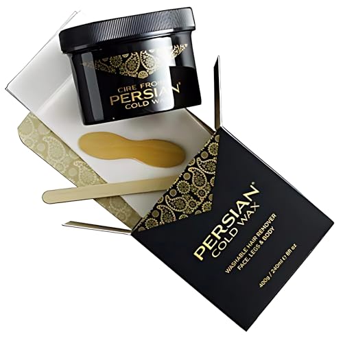 Persian Cold Wax Kit body application targets larger areas with ease.