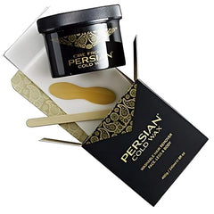 Persian Cold Wax Kit body application targets larger areas with ease.