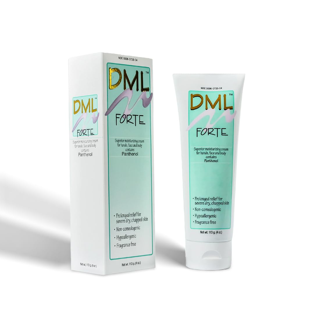 Person & Covey DML Forte bottle - fragrance-free hydrator for delicate skin.