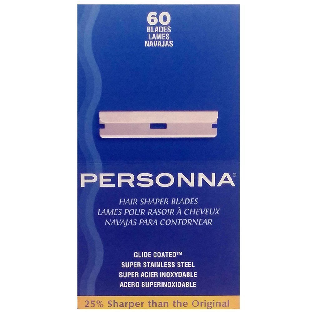 Personna Hair Shaper Blades pack shot, 60 blades for precise grooming