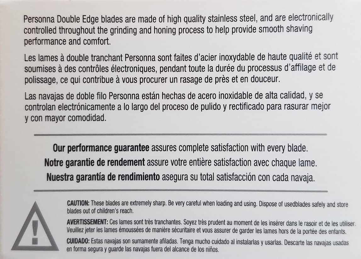 Professional or home use ready for double-edge razors.