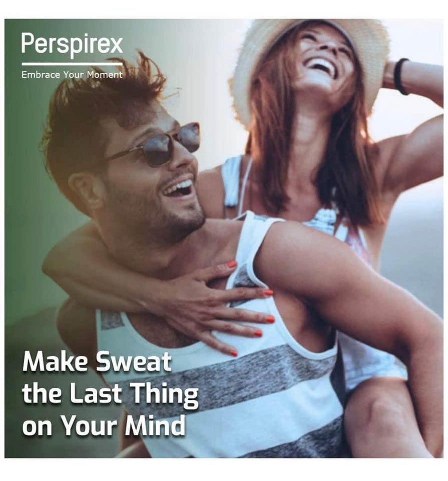 Perspirex used in the morning routine for confident daily wear.