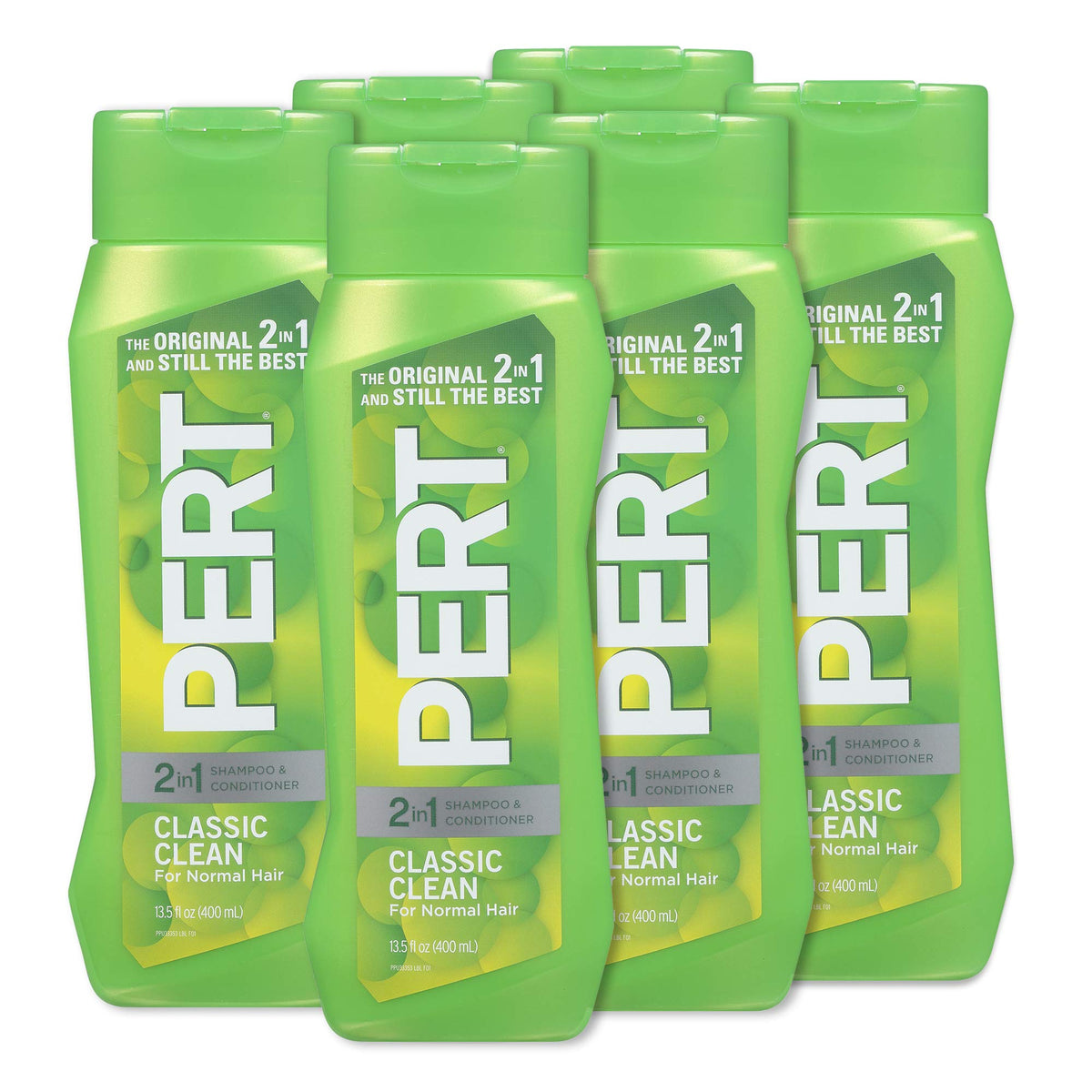 Pert 2-in-1 Classic Clean bottle for quick, efficient cleansing in a busy morning routine.