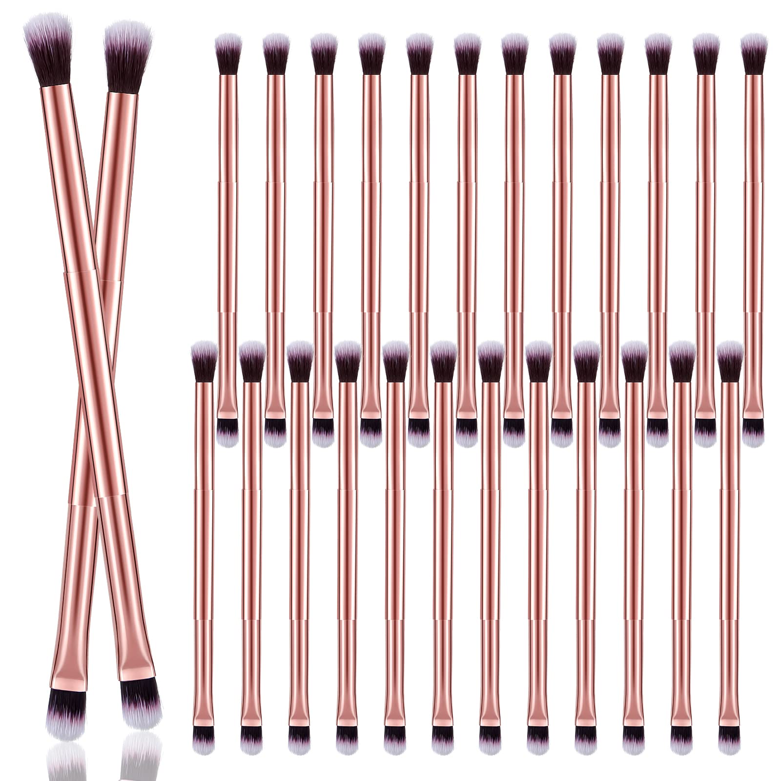 Perthlin 24-pcs eyeshadow smudge brush set for precise blending