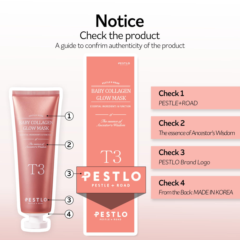 PESTLO Baby Collagen Glow Mask lifting-film forms on skin for firming sensation