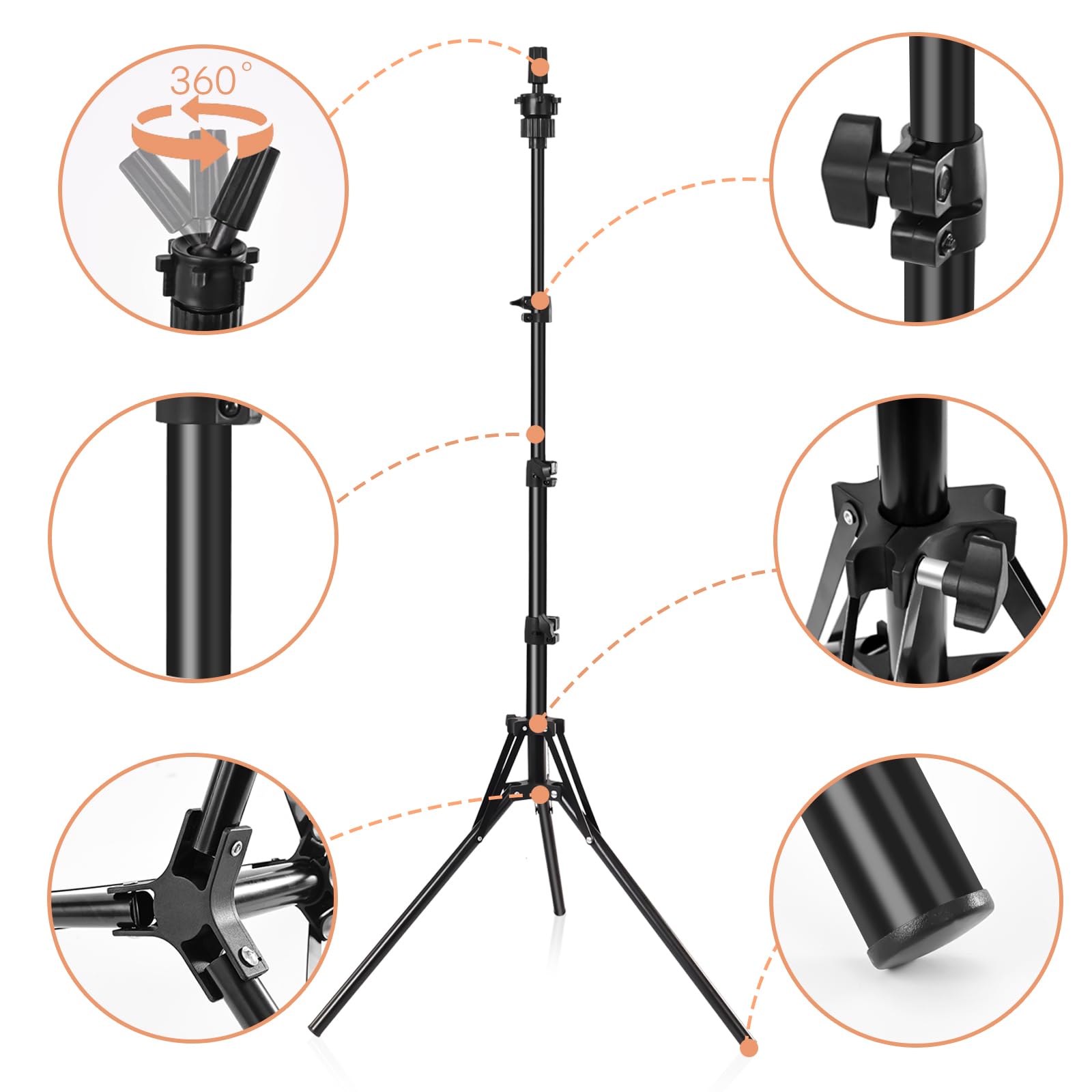 Pet Baby stable stand supports professional studio use during styling and demonstrations.