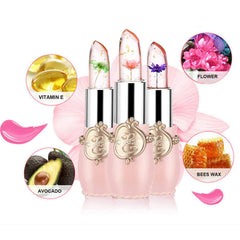 Petansy color-changing lipstick demonstrates temperature-responsive shade.