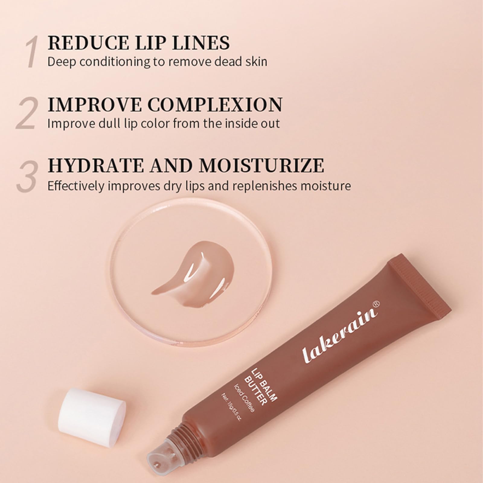 Petansy lip balm with non-sticky formula for all-day comfort.
