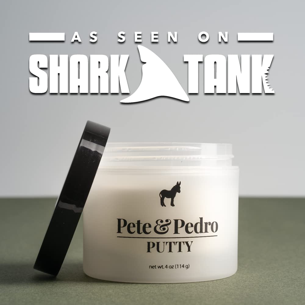 Pete & Pedro Hair Putty non-greasy hold with matte texture.
