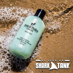 Pete & Pedro CLEAN tea tree oil highlight suggesting scalp refreshment
