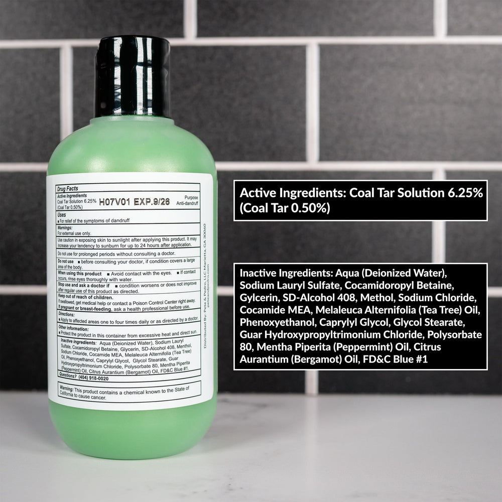 Pete & Pedro CONTROL peppermint scent close-up conveys crisp, refreshing fragrance during use.
