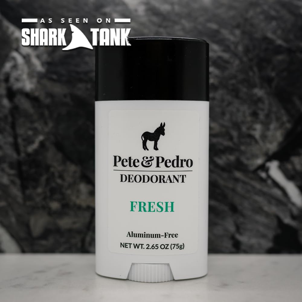  Pete & Pedro FRESH eucalyptus-spearmint scent hints at a refreshing experience.