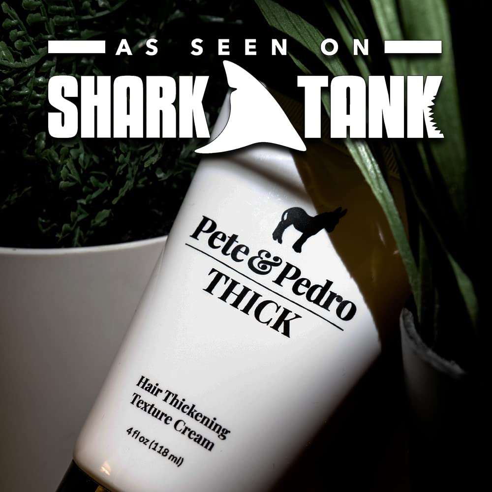 Pete & Pedro Thick Hair Cream frizz control and light hold for smooth, controlled looks.