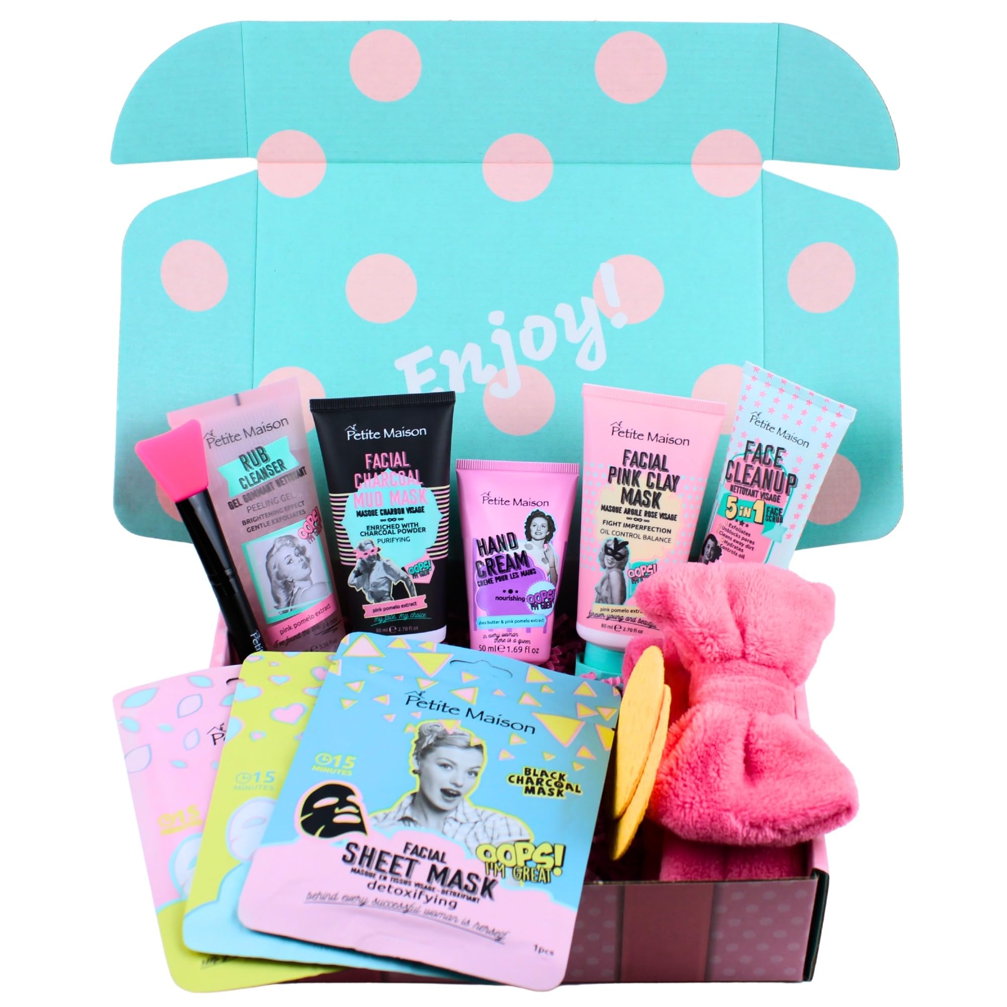 Petite Maison gift basket women unboxing scene suggests versatile self-care gifts