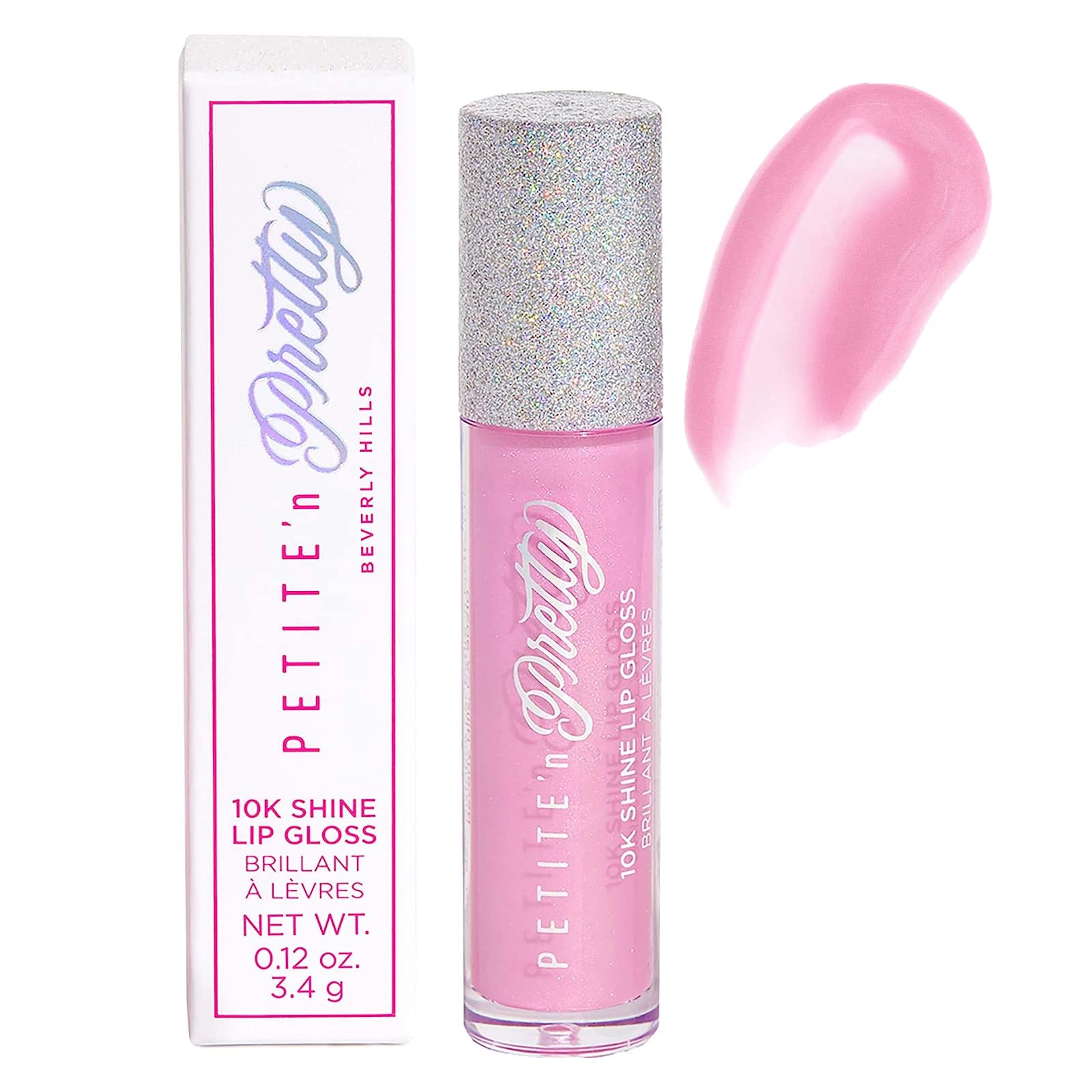 Petite 'N Pretty 10K Shine Gia Pink en tubo para brillo luminoso