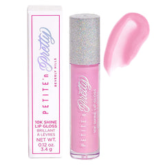 Petite 'N Pretty Gia Pink gloss cap closeup showing high-shine finish