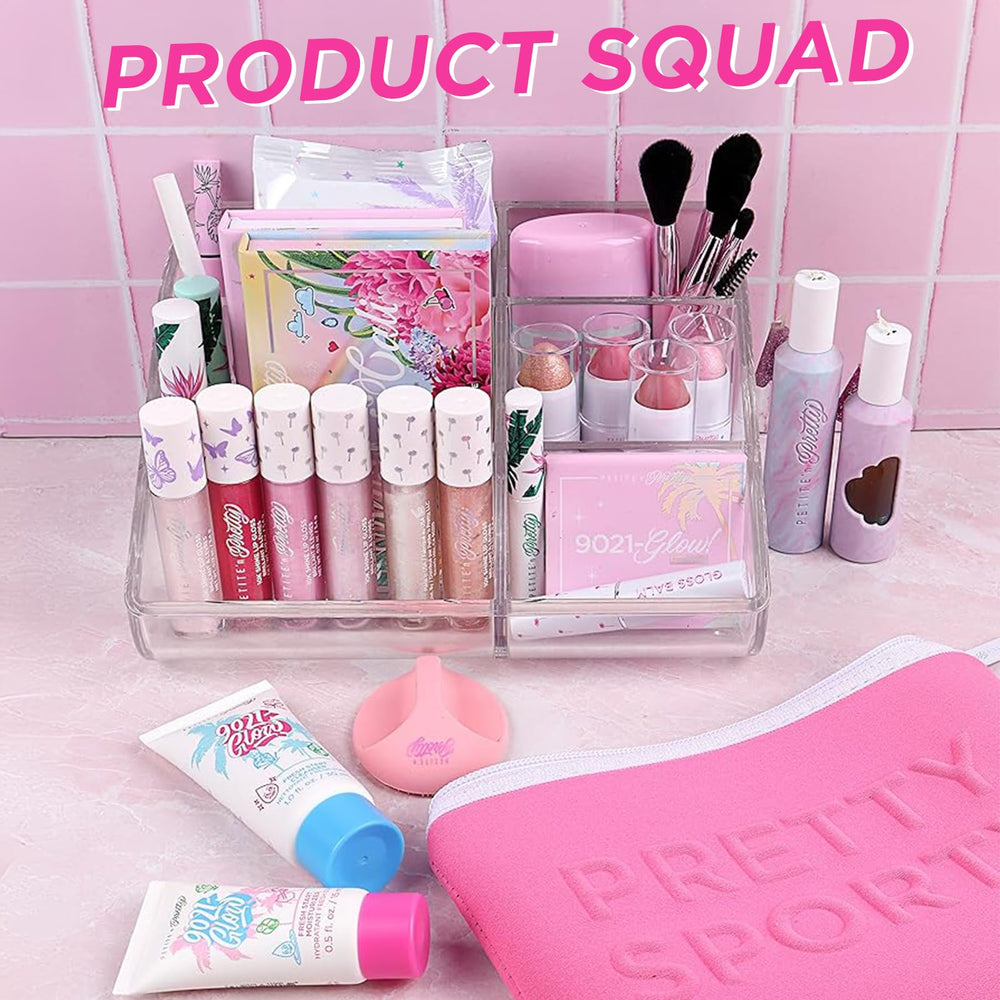 Petite 'N Pretty Gia Pink under bright light shows radiant shine