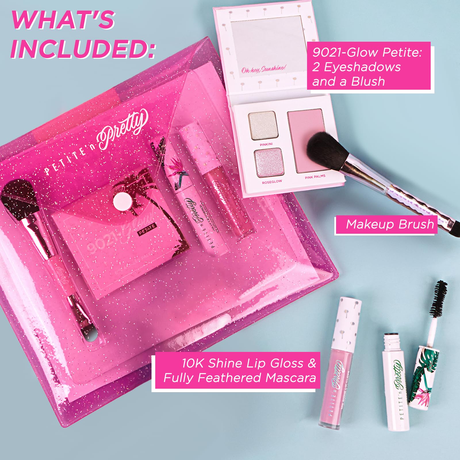 Petite 'N Pretty Glow Basics balm with precise doe-foot applicator