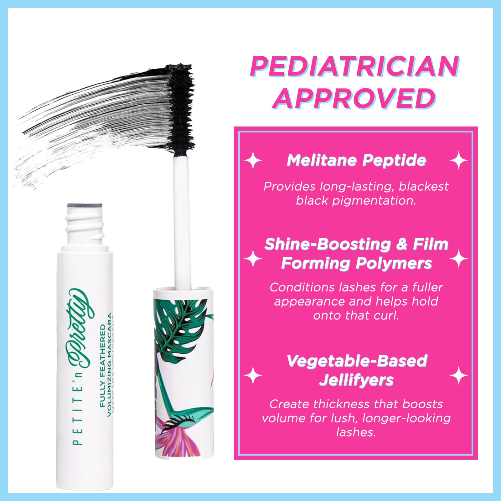 Petite 'N Pretty Glow Basics cruelty-free logo and vegan claim