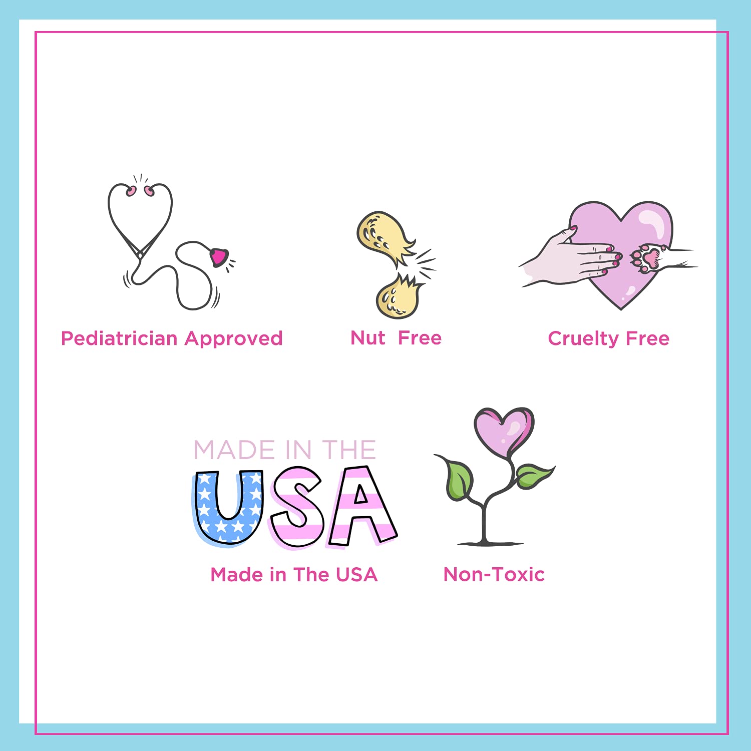 Petite 'N Pretty Pediatrician-approved seal on kid-friendly makeup.