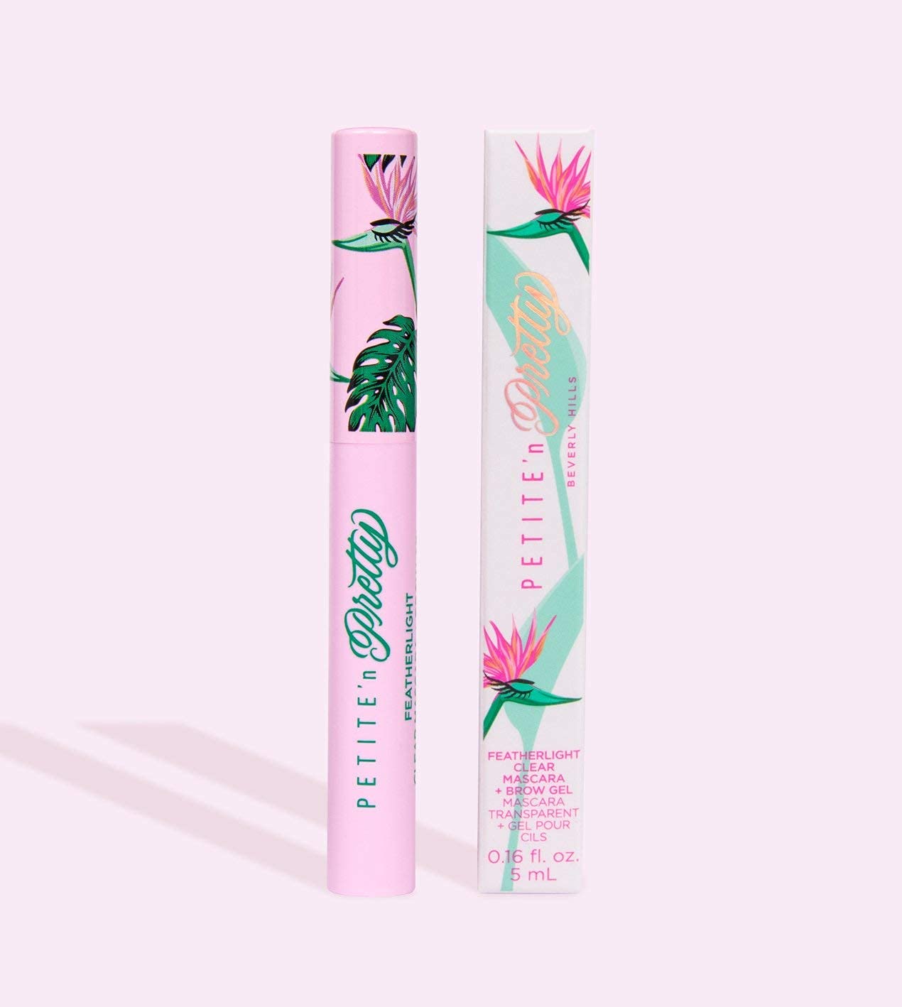 Petite 'N Pretty TikTok-inspired featherweight finish on transparent mascara.