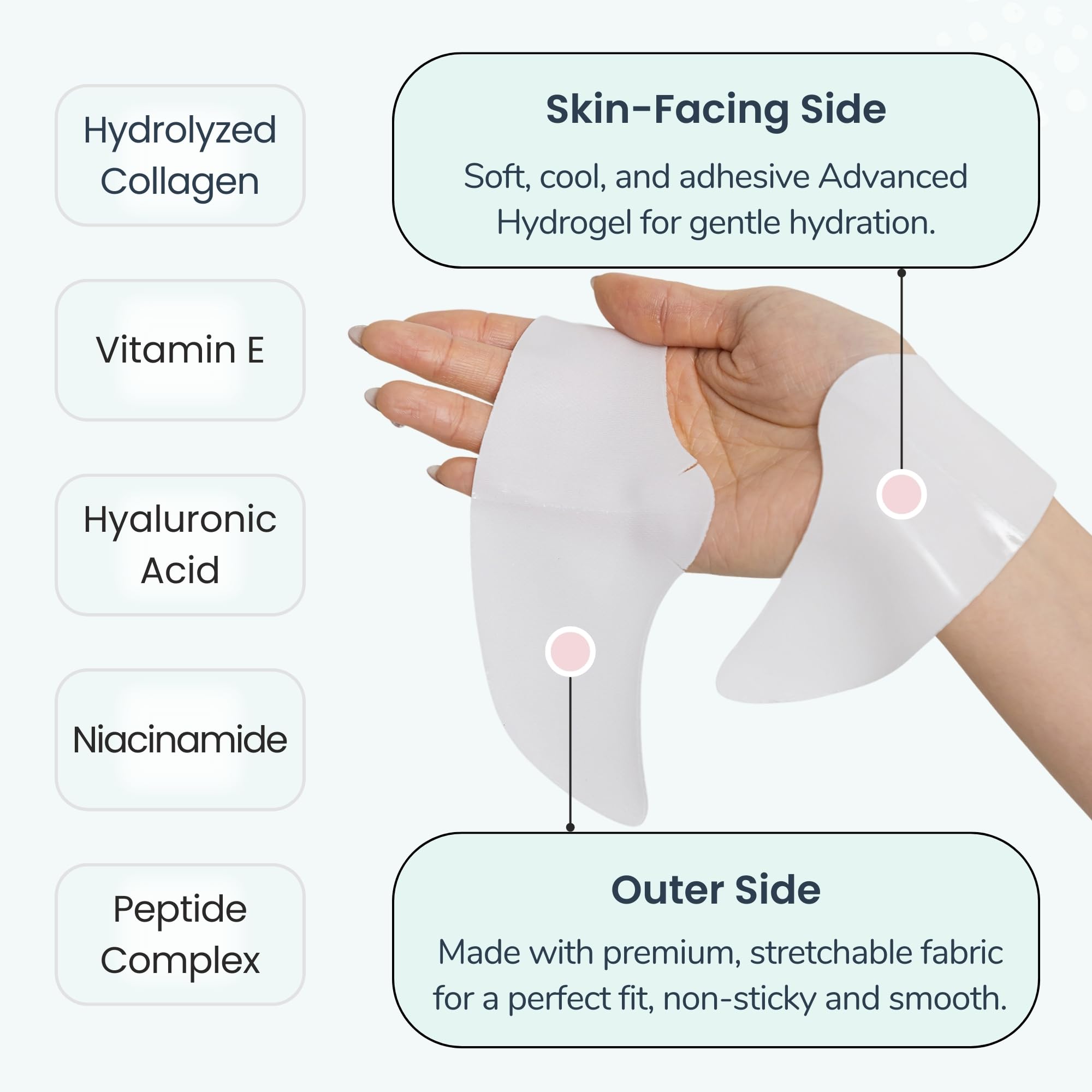 petite-pluie deep hydration patch delivers moisture for smoother skin.