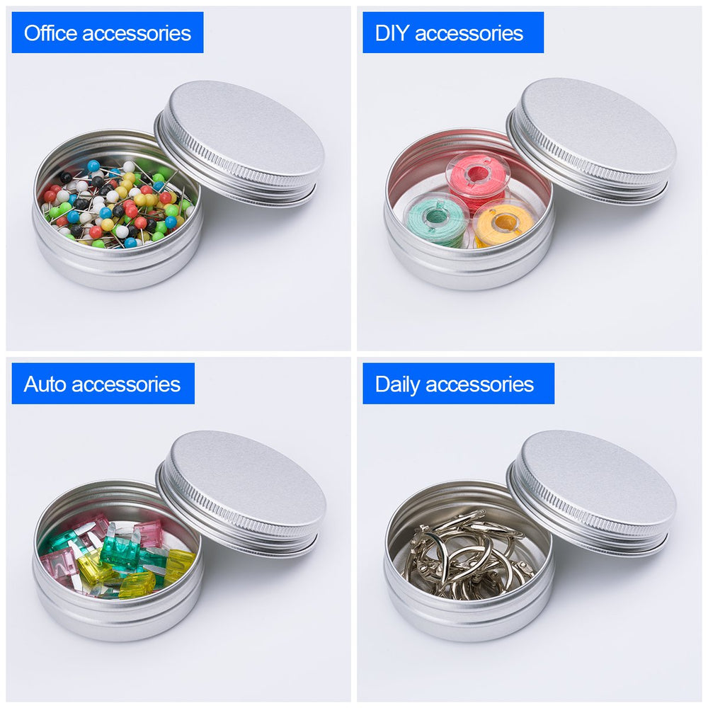 Petutu aluminum craft tin is versatile for lip balms and cosmetics.
