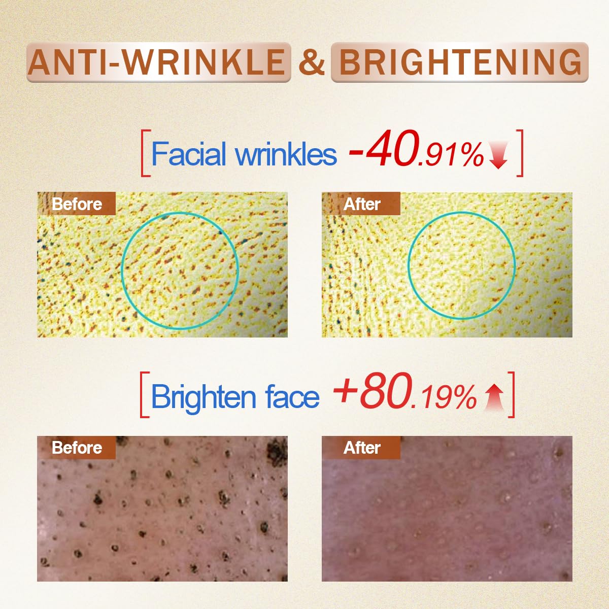 Peunitory Vitamin C Serum hyaluronic acid close-up emphasizes hydration.
